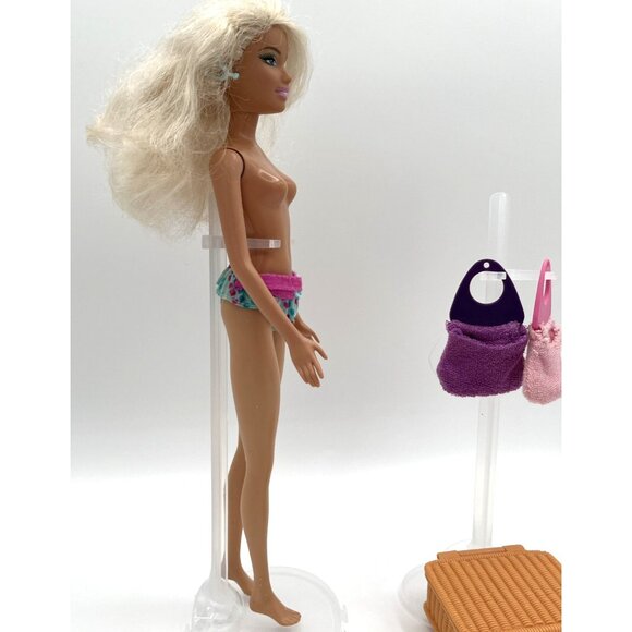 Barbie Beach Glam Cruiser Replacement Barbies suitcase & 2 purses 2006 Mattel - Picture 11 of 16